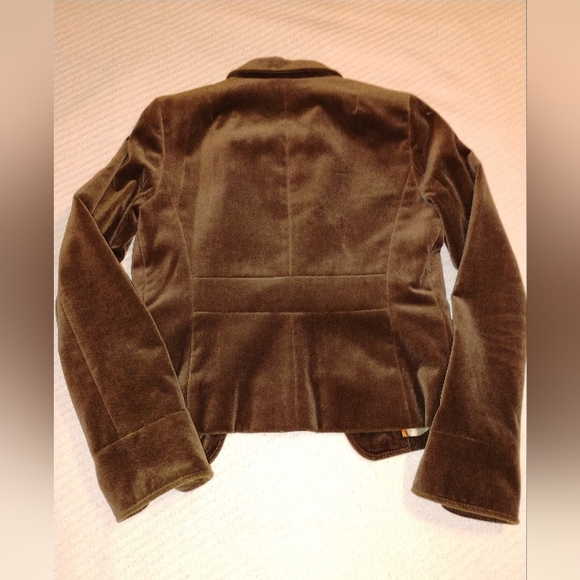 J. Crew Brown Velvet Blazer Women's Size 6 - Picture 7 of 8